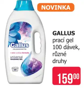 Teta GALLUS prací gel nabídka