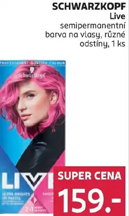Rossmann SCHWARZKOPF Live semipermanentní barva na vlasy nabídka