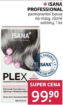 Rossmann ISANA PROFESSIONAL permanentní barva na vlasy nabídka