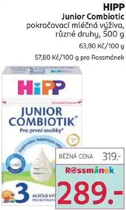 Rossmann HIPP Junior Combiotic nabídka