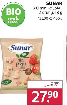 Rossmann SUNAR BIO mini křupky nabídka