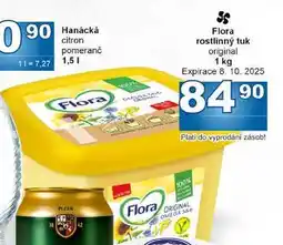 Jip Flora rostlinný tuk original 1 kg nabídka