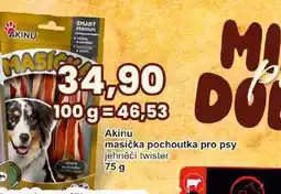 Jip Akinu masíčka pochoutka pro psy 75 g nabídka