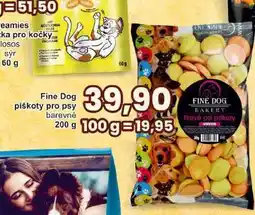 Jip Fine Dog piškoty pro psy barevné 200 g nabídka
