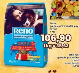 Jip Reno granule pro dospělé psy hovězí 3 kg nabídka