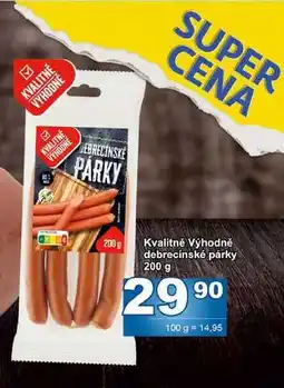 Jip Kvalitně Výhodně debrecínské párky 200 g nabídka