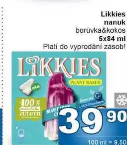 Jip Likkies nanuk borůvka&kokos 5x84 ml nabídka