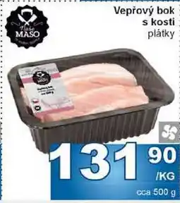 Jip Vepřový bok s kosti plátky 1kg nabídka