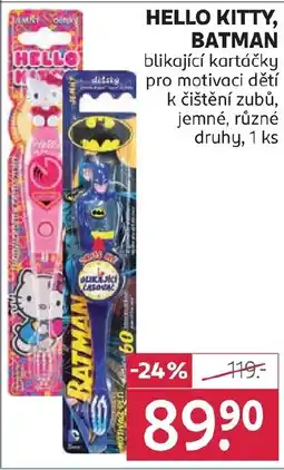 Rossmann HELLO KITTY, BATMAN nabídka