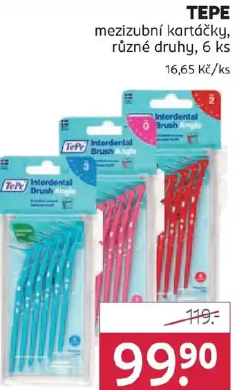 Rossmann TEPE mezizubní kartáčky nabídka