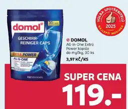 Rossmann DOMOL All-in-One Extra Power kapsle do myčky nabídka