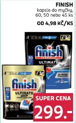 Rossmann FINISH kapsle do myčky, 60, 50 nebo nabídka