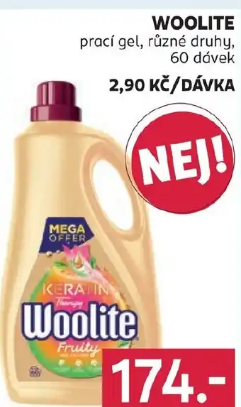 Rossmann WOOLITE prací gel nabídka