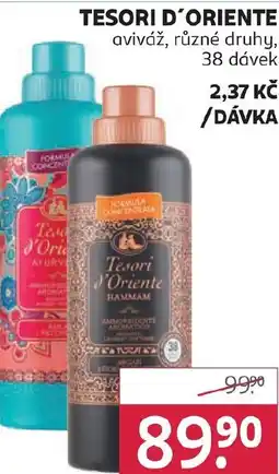 Rossmann TESORI D'ORIENTE aviváž nabídka