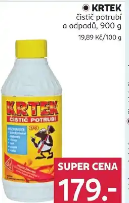 Rossmann KRTEK čistič potrubí a odpadů nabídka