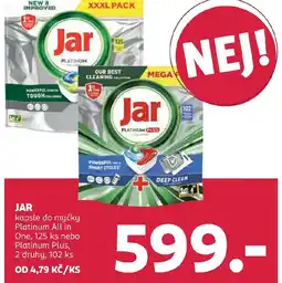 Rossmann JAR kapsle do myčky Platinum All in One nabídka