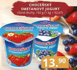 Potraviny CZ Choceňský smetanový jogurt nabídka