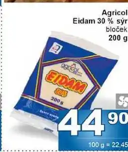 Jip Agricol Eidam 30% sýr bloček 200 g nabídka