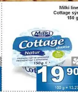 Jip Milki line Cottage sýr 150 g nabídka