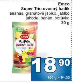 Jip Emco Super Trio ovocný 20g nabídka