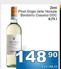 Jip Zeni Pinot Grigio delle Venezie Bardolino Classico DOC 0,75l nabídka