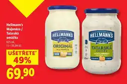 Lidl Hellmans´s tatarská omáčka nabídka