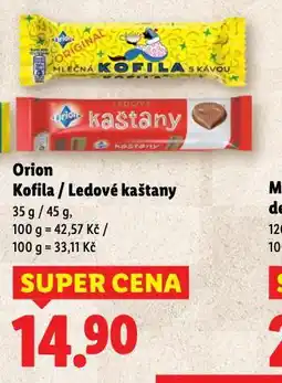 Lidl Ledové kaštany nabídka