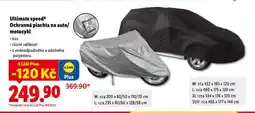 Lidl Ultimate speed ochranná plachta na motocykl nabídka