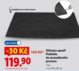 Lidl Ultimate speed podložka do zavazadlového prostoru nabídka
