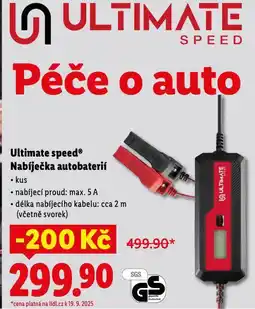 Lidl Ultimate speed nabíječka autobaterií nabídka