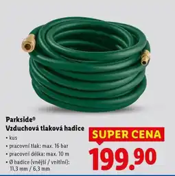 Lidl Parkise vzduchová tlaková hadice nabídka