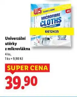 Lidl Univerzální utěrky z mikrovlákna nabídka