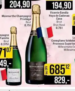 Jip Monmarthe Champagne Privilége Brut 0,75 l nabídka