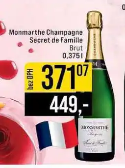 Jip Monmarthe Champagne Secret de Famille Brut 0,375 l nabídka
