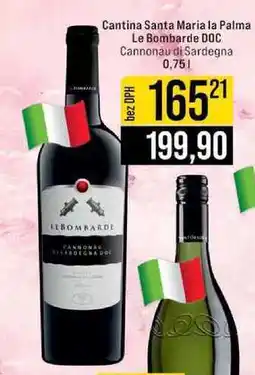 Jip Cantina Santa Maria la Palma Le Bombarde DOC Cannonau di Sardegna 0,75 l nabídka