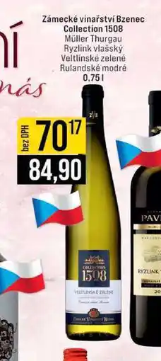 Jip Zámecké vinařství Bzenec Collection 1508 0,75 l nabídka
