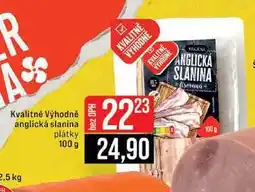 Jip Anglická slanina plátky 100 g nabídka
