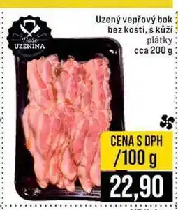 Jip Uzený vepřový bok bez kosti, s kůží plátky 100 g nabídka