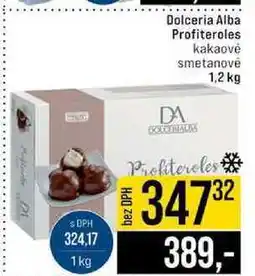 Jip Dolceria Alba Profiteroles 1,2 kg nabídka