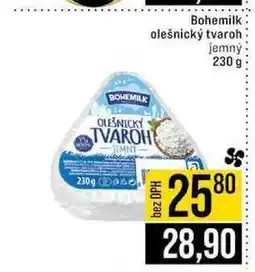 Jip Bohemilk olešnický tvaroh jemný 230 g nabídka