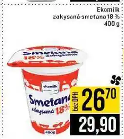 Jip Ekomilk zakysaná smetana 18% 400 g nabídka