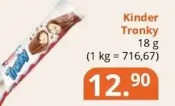 Potraviny CZ Kinder Tronky nabídka