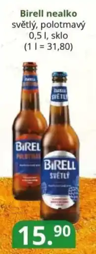 Potraviny CZ Birell nealko světlý, polotmavý nabídka