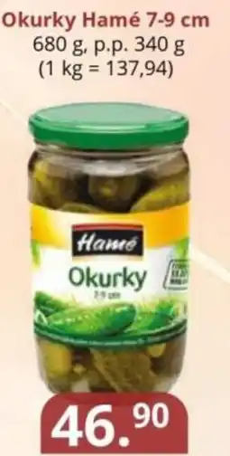 Potraviny CZ Okurky Hamé 7-9 cm nabídka