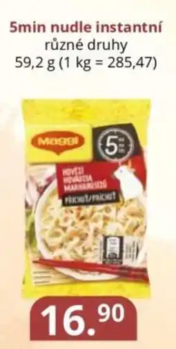 Potraviny CZ 5min nudle instantní nabídka