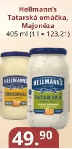 Potraviny CZ Hellmann's Tatarská omáčka, Majonéza nabídka