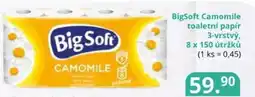 Potraviny CZ BigSoft Camomile toaletní papír 3-vrstvý nabídka