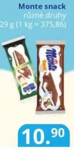 Potraviny CZ Monte snack nabídka