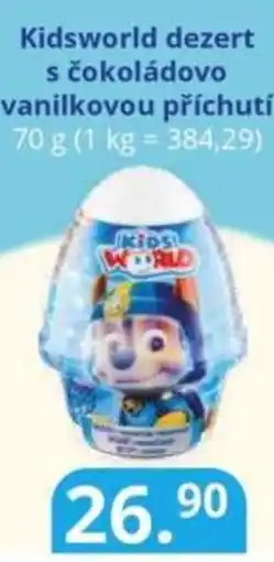 Potraviny CZ Kidsworld dezert s čokoládovo nabídka