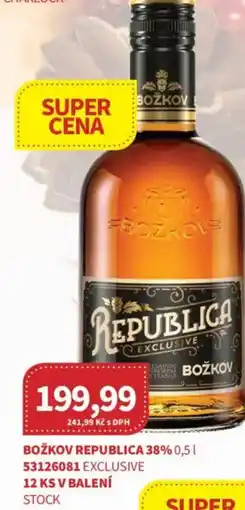 Kubík potraviny Božkov republica 38% nabídka